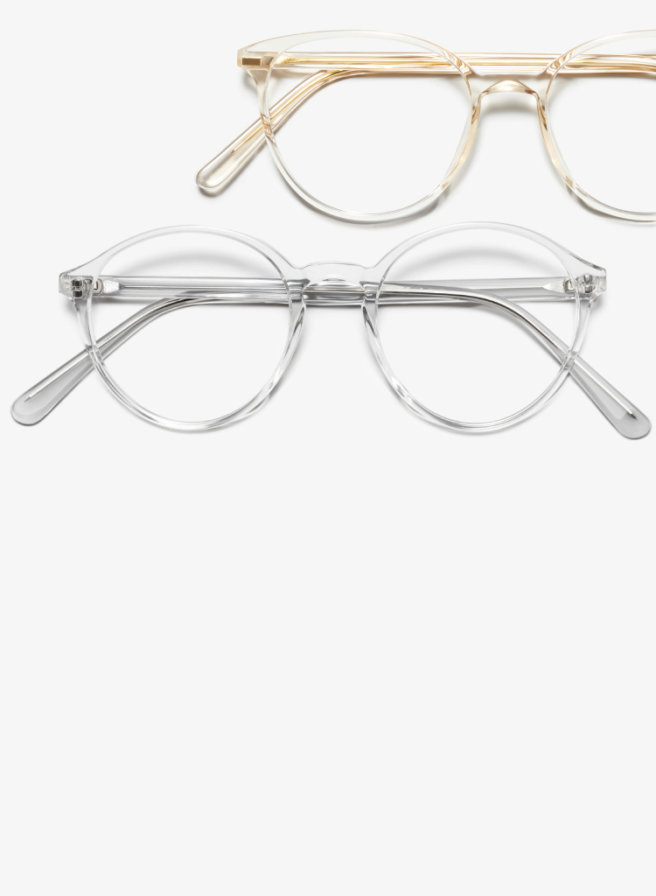 Transparente Brillen